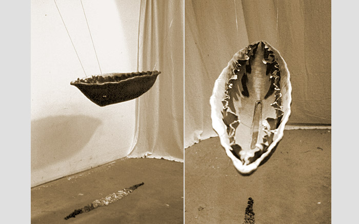 Drift  | Ceramic boat and Drift top view, 2002